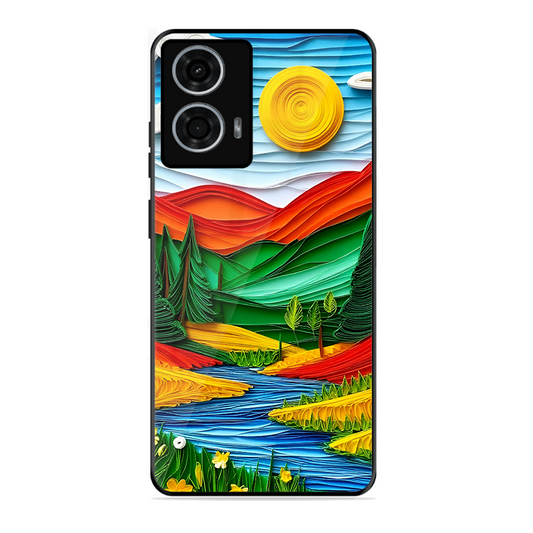 Lake Beauty Printed Protective Phone Cover for Motorola Moto G24 Power