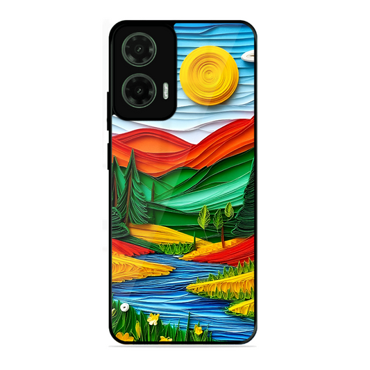 Lake Beauty Printed Protective Phone Cover for Motorola Moto G35 5G