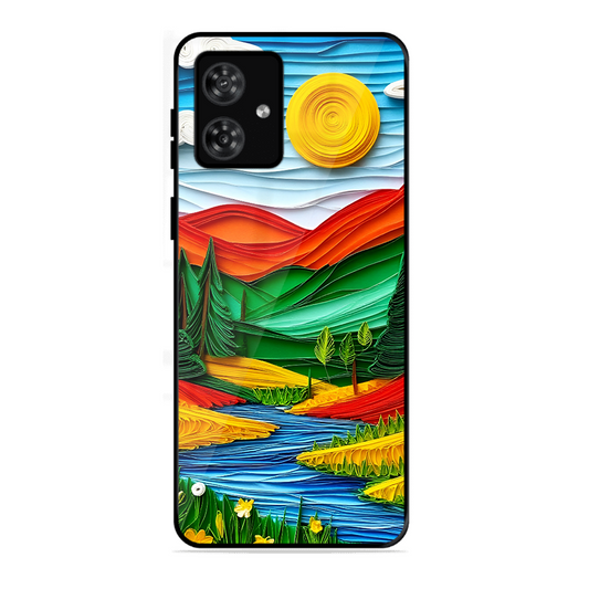 Lake Beauty Printed Protective Phone Cover for Motorola Moto G54 5G