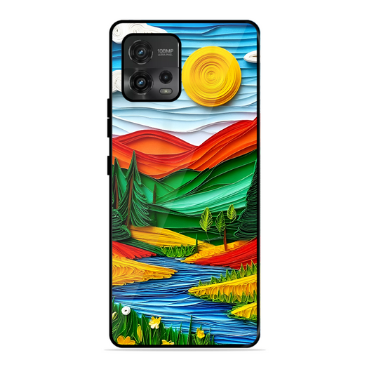 Lake Beauty Printed Protective Phone Cover for Motorola Moto G72