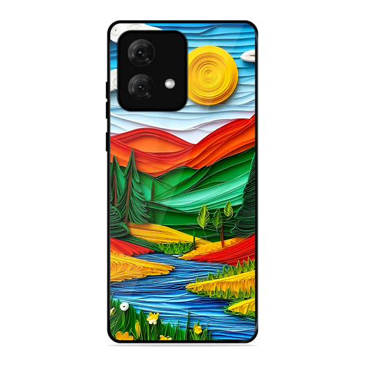 Lake Beauty Printed Protective Phone Cover for Motorola Moto G84 5G
