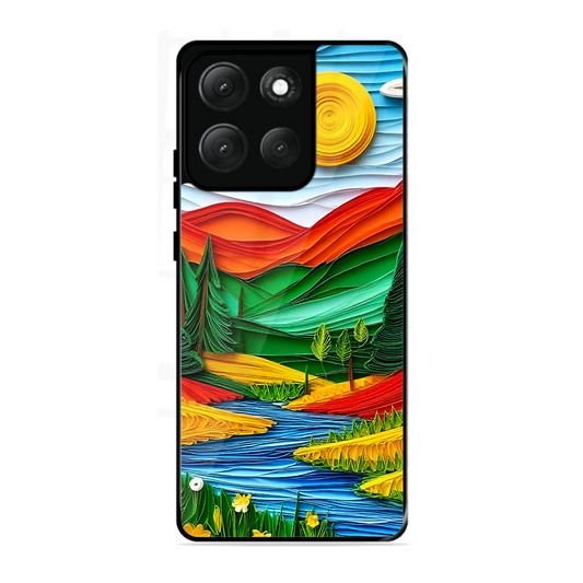 Lake Beauty Printed Protective Phone Cover for Motorola Moto G86 5G