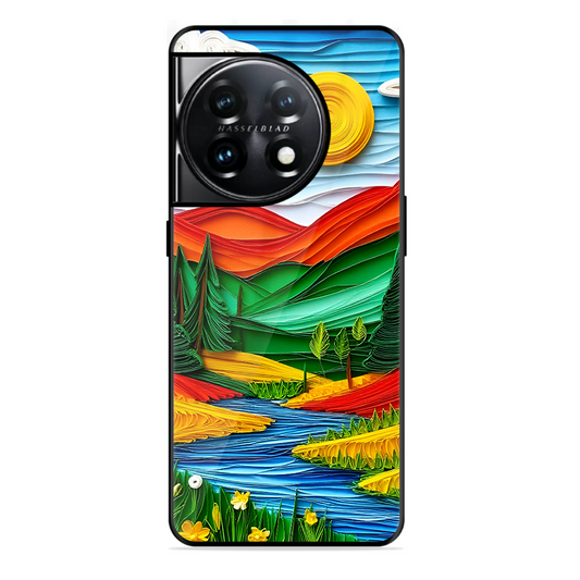 Lake Beauty Printed Protective Phone Cover for Oneplus 11 5G