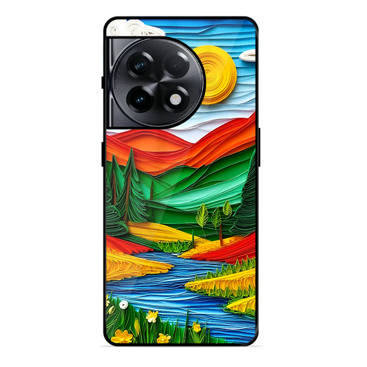 Lake Beauty Printed Protective Phone Cover for Oneplus 11R 5G