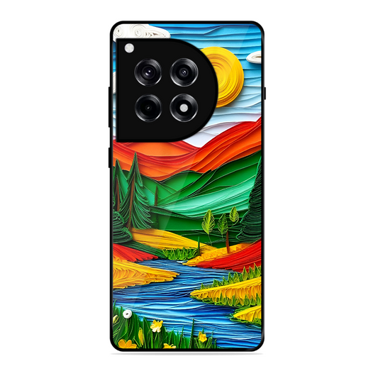 Lake Beauty Printed Protective Phone Cover for Oneplus 12R 5G