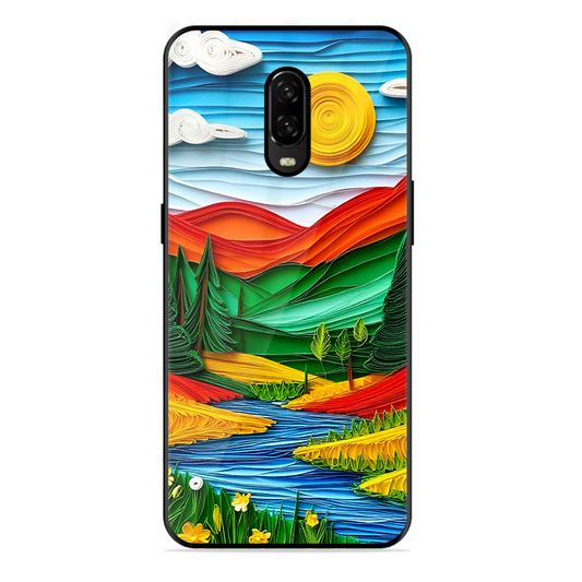 Lake Beauty Printed Protective Phone Cover for Oneplus 6T