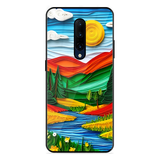 Lake Beauty Printed Protective Phone Cover for Oneplus 7 Pro