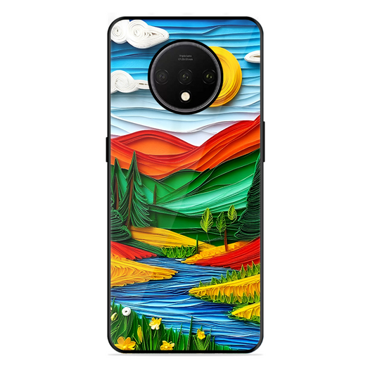 Lake Beauty Printed Protective Phone Cover for Oneplus 7T