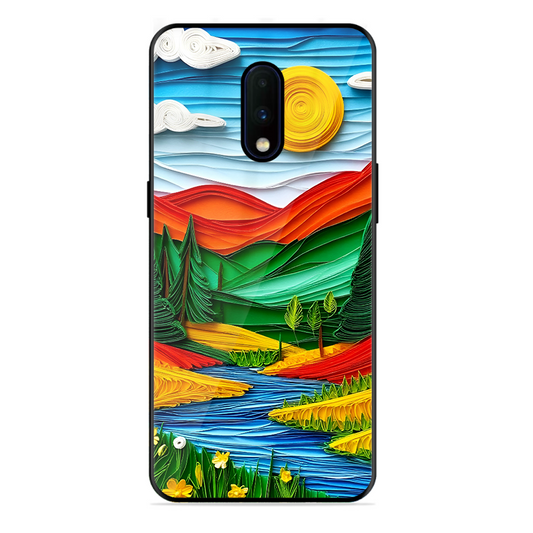 Lake Beauty Printed Protective Phone Cover for Oneplus 7