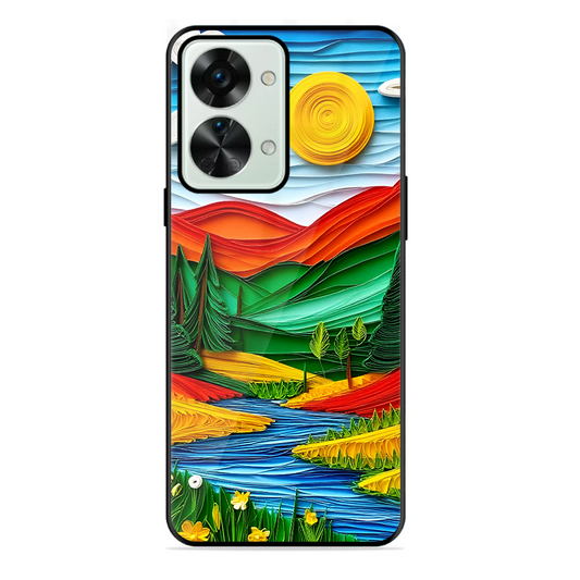 Lake Beauty Printed Protective Phone Cover for Oneplus Nord 2T 5G