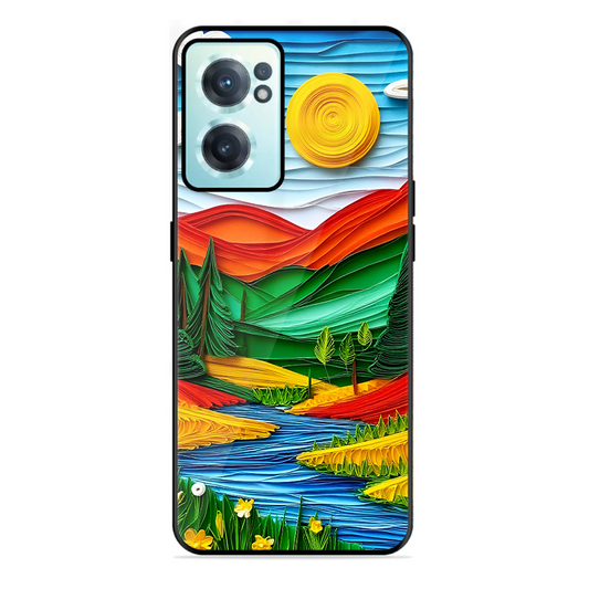 Lake Beauty Printed Protective Phone Cover for Oneplus Nord Ce 2 5G