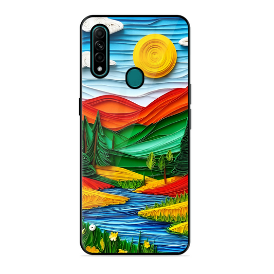 Lake Beauty Printed Protective Phone Cover for Oppo A31