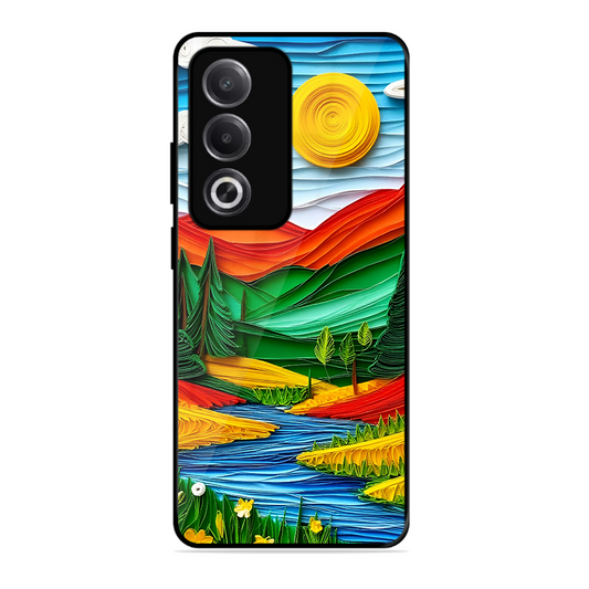 Lake Beauty Printed Protective Phone Cover for Oppo A3 Pro 5G