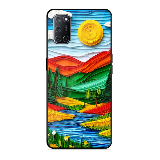 Lake Beauty Printed Protective Phone Cover for Oppo A52