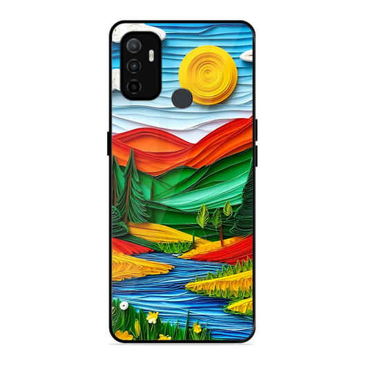 Lake Beauty Printed Protective Phone Cover for Oppo A53