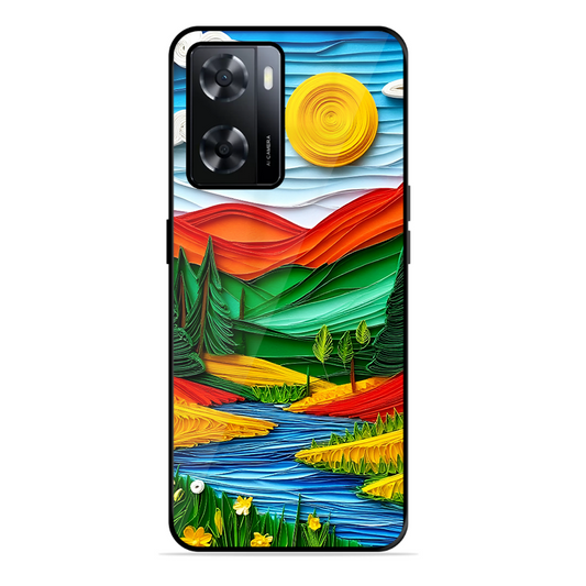Lake Beauty Printed Protective Phone Cover for Oppo A57 4G