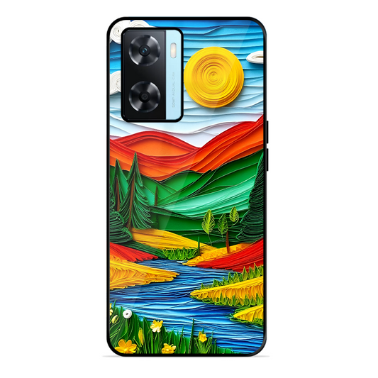 Lake Beauty Printed Protective Phone Cover for Oppo A77