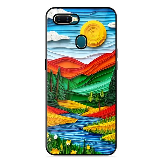 Lake Beauty Printed Protective Phone Cover for Oppo A7