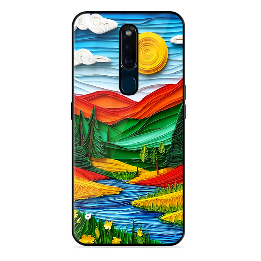 Lake Beauty Printed Protective Phone Cover for Oppo F11 Pro