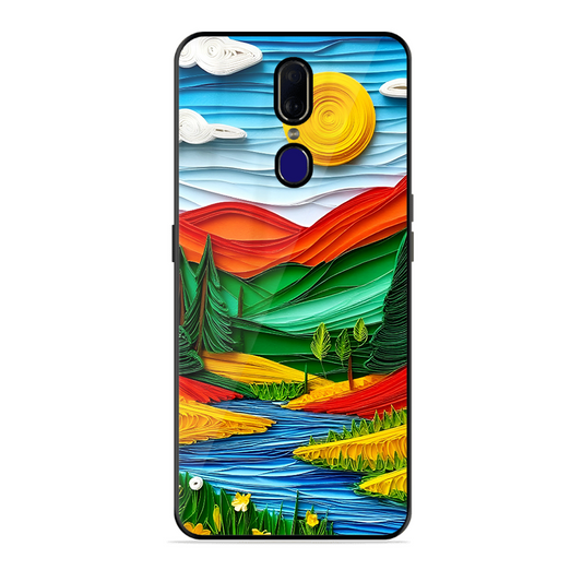 Lake Beauty Printed Protective Phone Cover for Oppo F11
