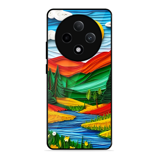 Lake Beauty Printed Protective Phone Cover for Oppo F27 Pro Plus 5G
