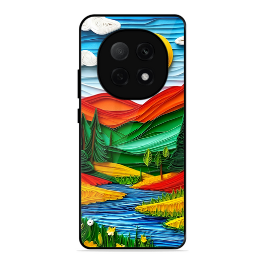 Lake Beauty Printed Protective Phone Cover for Oppo F29 Pro 5G
