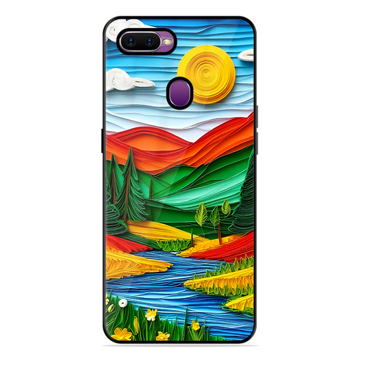 Lake Beauty Printed Protective Phone Cover for Oppo F9 Pro