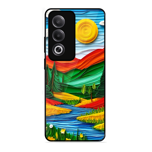 Lake Beauty Printed Protective Phone Cover for Oppo K12X 5G