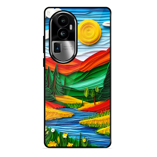 Lake Beauty Printed Protective Phone Cover for Oppo Reno 10 Pro Plus 5G