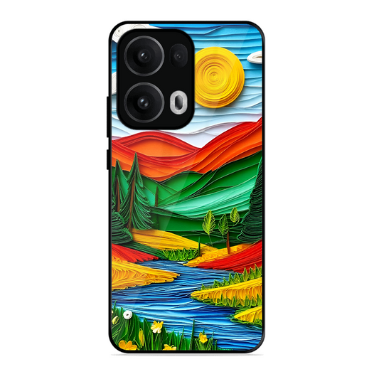 Lake Beauty Printed Protective Phone Cover for Oppo Reno 13 Pro 5G