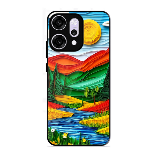 Lake Beauty Printed Protective Phone Cover for Oppo Reno 14 Pro 5G
