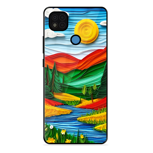 Lake Beauty Printed Protective Phone Cover for Poco C31