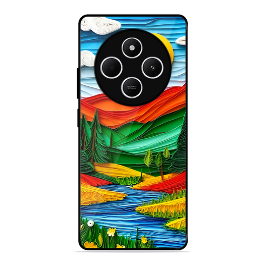 Lake Beauty Printed Protective Phone Cover for Poco C75 5G