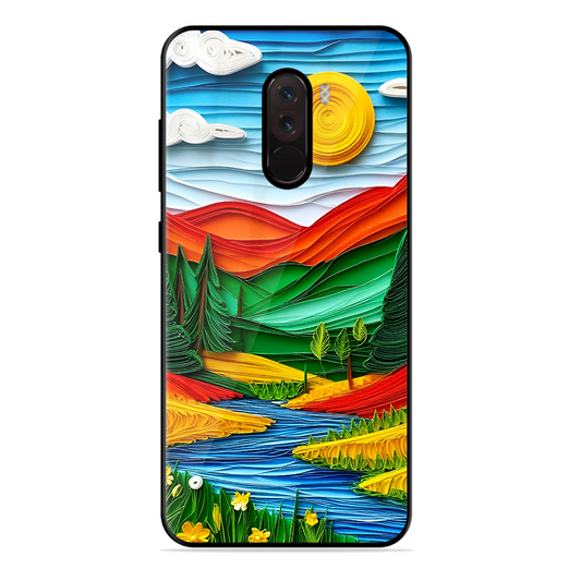 Lake Beauty Printed Protective Phone Cover for Poco F1