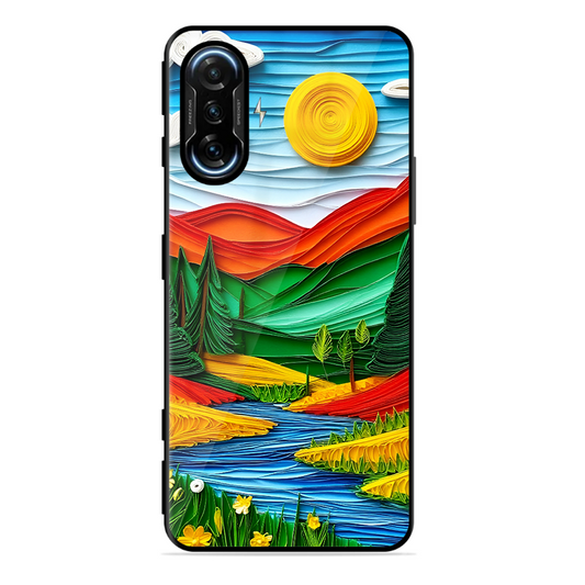 Lake Beauty Printed Protective Phone Cover for Poco F3 Gt 5G