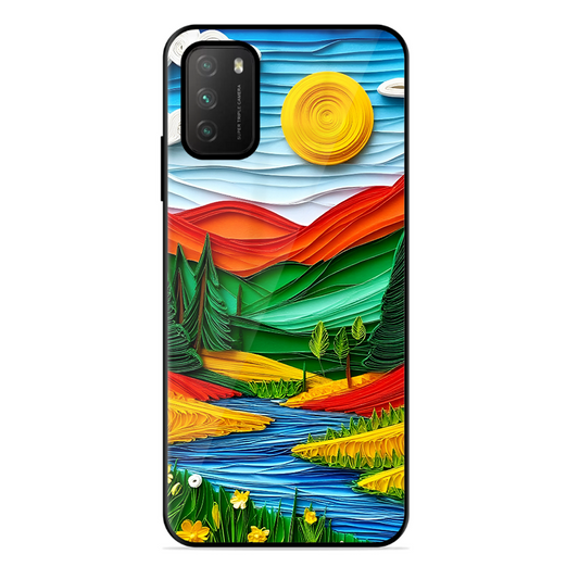 Lake Beauty Printed Protective Phone Cover for Poco M3