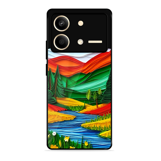 Lake Beauty Printed Protective Phone Cover for Poco X6 Neo 5G