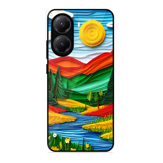 Lake Beauty Printed Protective Phone Cover for Poco X7 Pro 5G