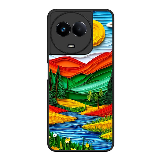 Lake Beauty Printed Protective Phone Cover for Realme 11 5G