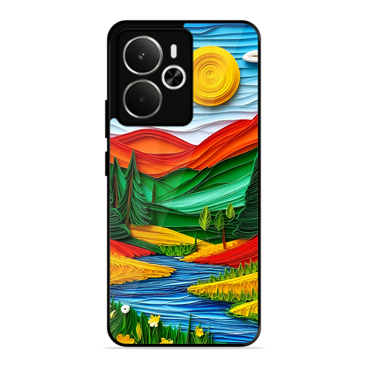 Lake Beauty Printed Protective Phone Cover for Realme 14 5G