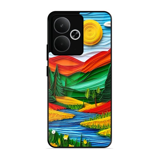 Lake Beauty Printed Protective Phone Cover for Realme 14T 5G