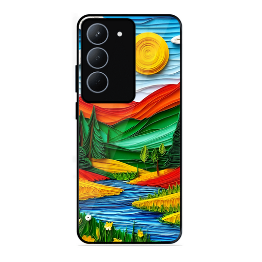 Lake Beauty Printed Protective Phone Cover for Realme 14X 5G