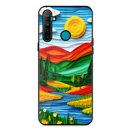 Lake Beauty Printed Protective Phone Cover for Realme 5I