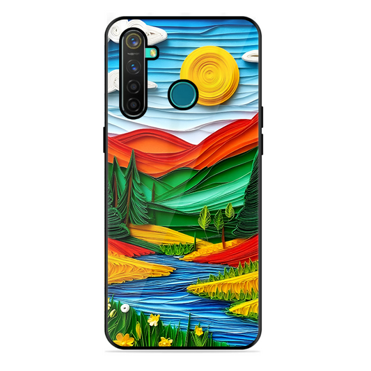 Lake Beauty Printed Protective Phone Cover for Realme 5 Pro