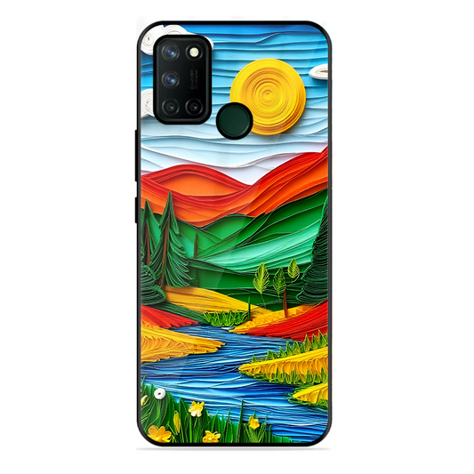 Lake Beauty Printed Protective Phone Cover for Realme 7I