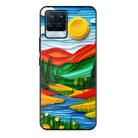 Lake Beauty Printed Protective Phone Cover for Realme 8 Pro
