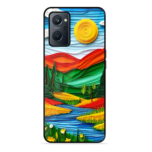 Lake Beauty Printed Protective Phone Cover for Realme 9I 4G