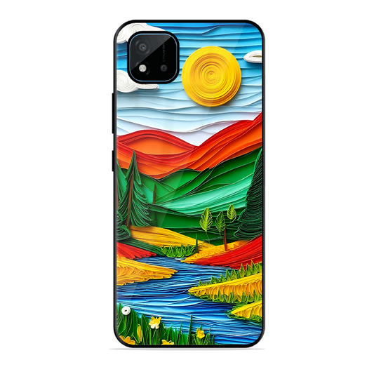 Lake Beauty Printed Protective Phone Cover for Realme C11 2021