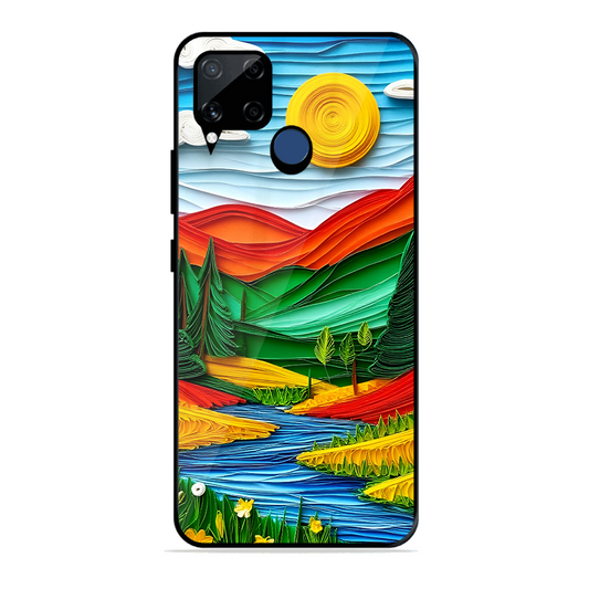 Lake Beauty Printed Protective Phone Cover for Realme C15