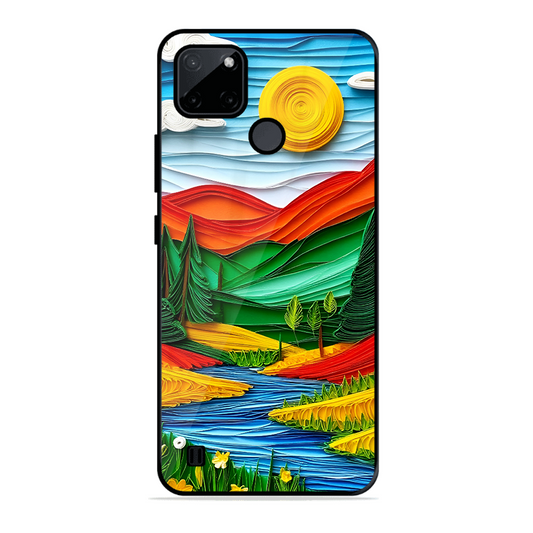 Lake Beauty Printed Protective Phone Cover for Realme C21Y